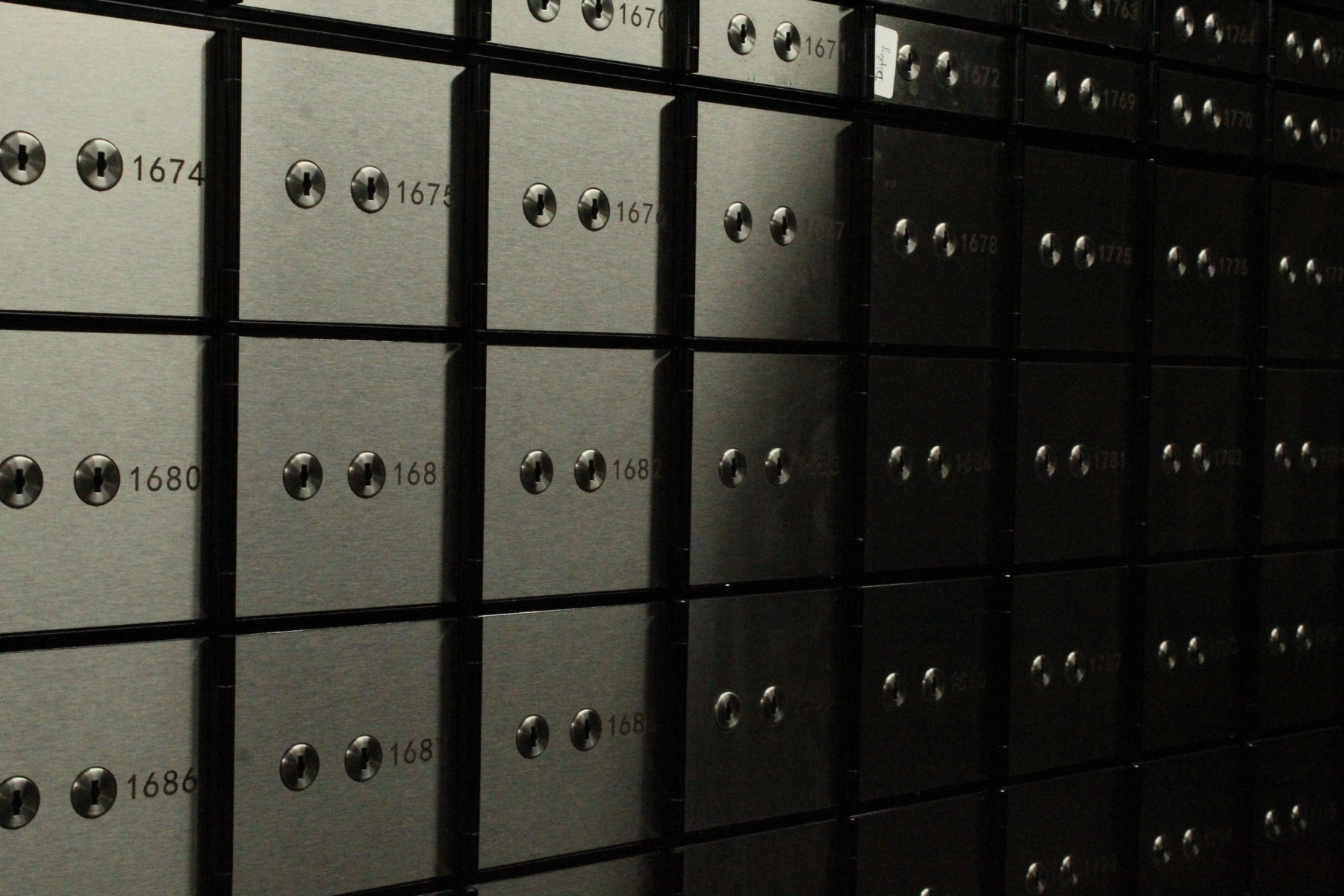 Secure document storage vault