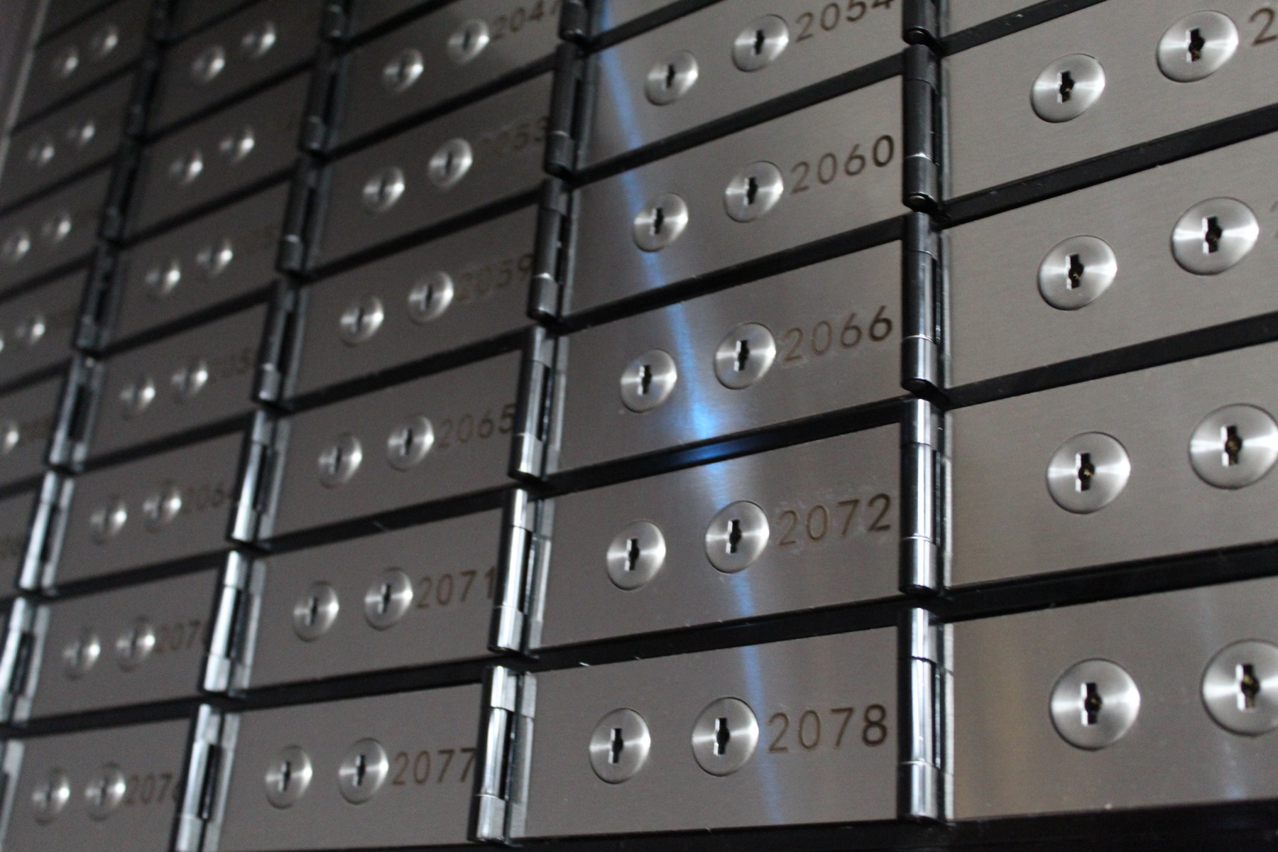 Document storage in a secure vault